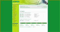 Desktop Screenshot of fotboll-korpen-vaxjo.com